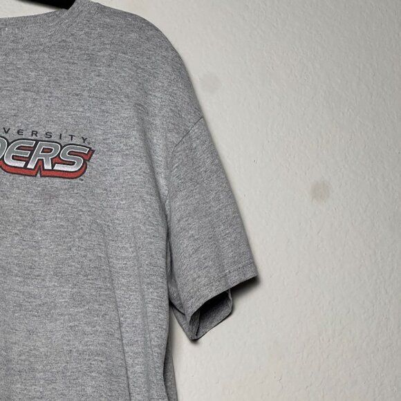 Retro VTG Texas Tech University Graphic T Shirt Mens M Grey Sports Gym Classic - Picture 3 of 11